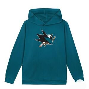 NHL San Jose Sharks Baby Toddler Boys' Hooded Sweatshirt 12 Months